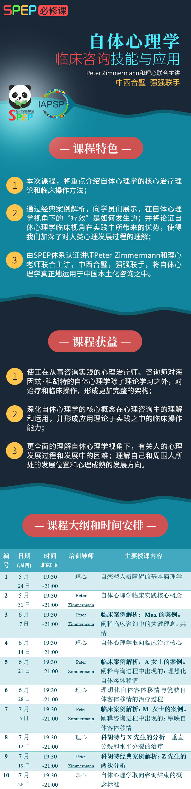 SPEP必修课自体心理学临床咨询技能与应用