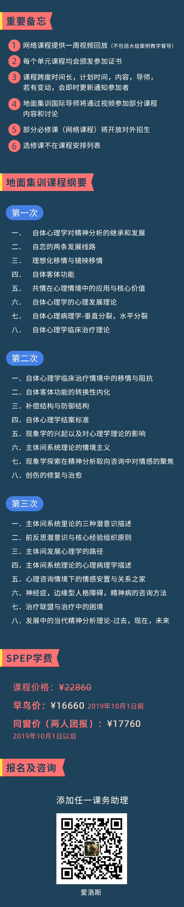SPEP自体心理学教育体系